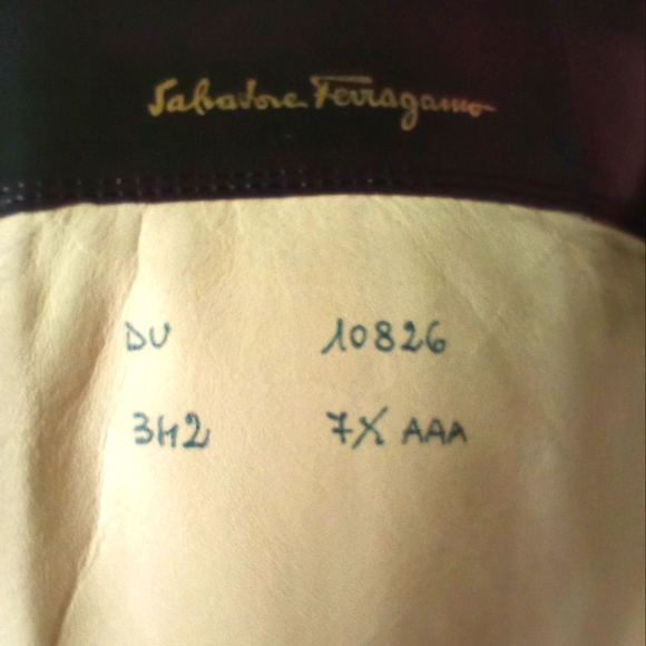 Vintage 80s Salvatore Ferragamo Tall Riding Boots Black Leather 7.5 7.5AAA - Picture 5 of 7